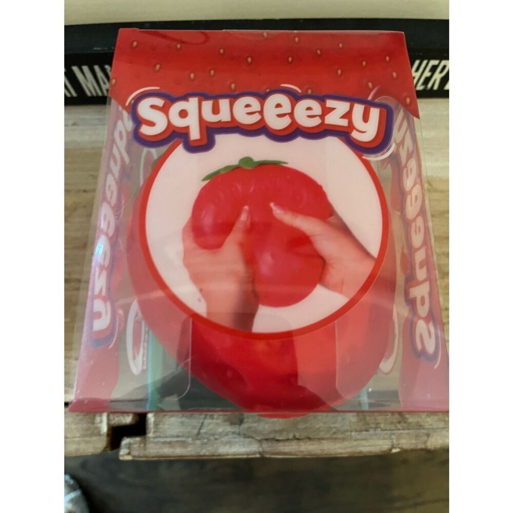 Squeeezy strawberry toy